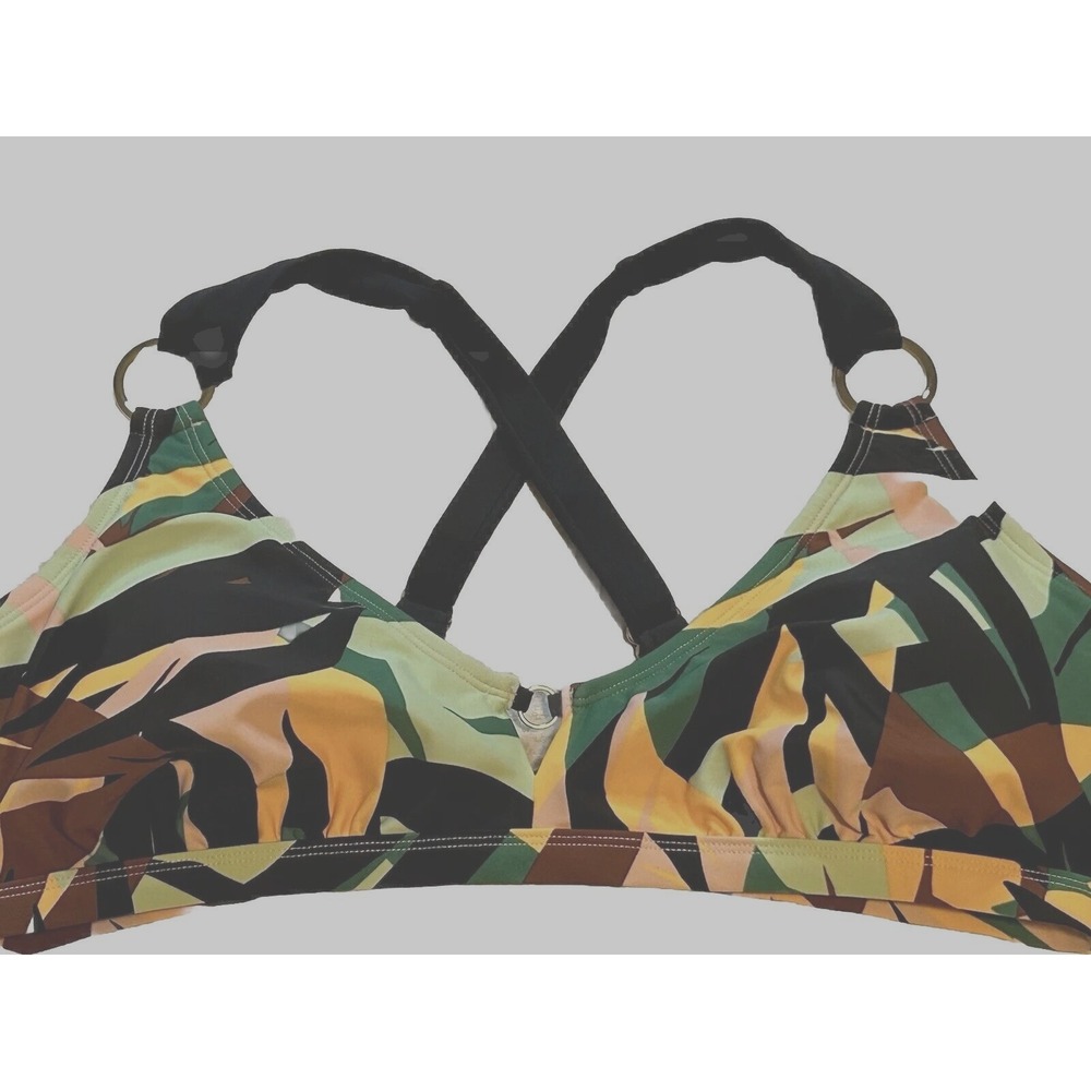 Allure By IMG  NEW Women's Size 0 (12/14)  Bikini Top Black Green Peach Burgundy